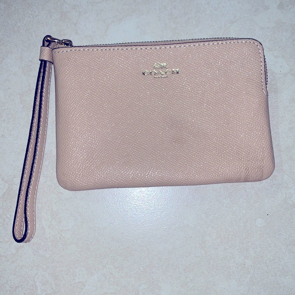 Coach Light Pink Wristlet